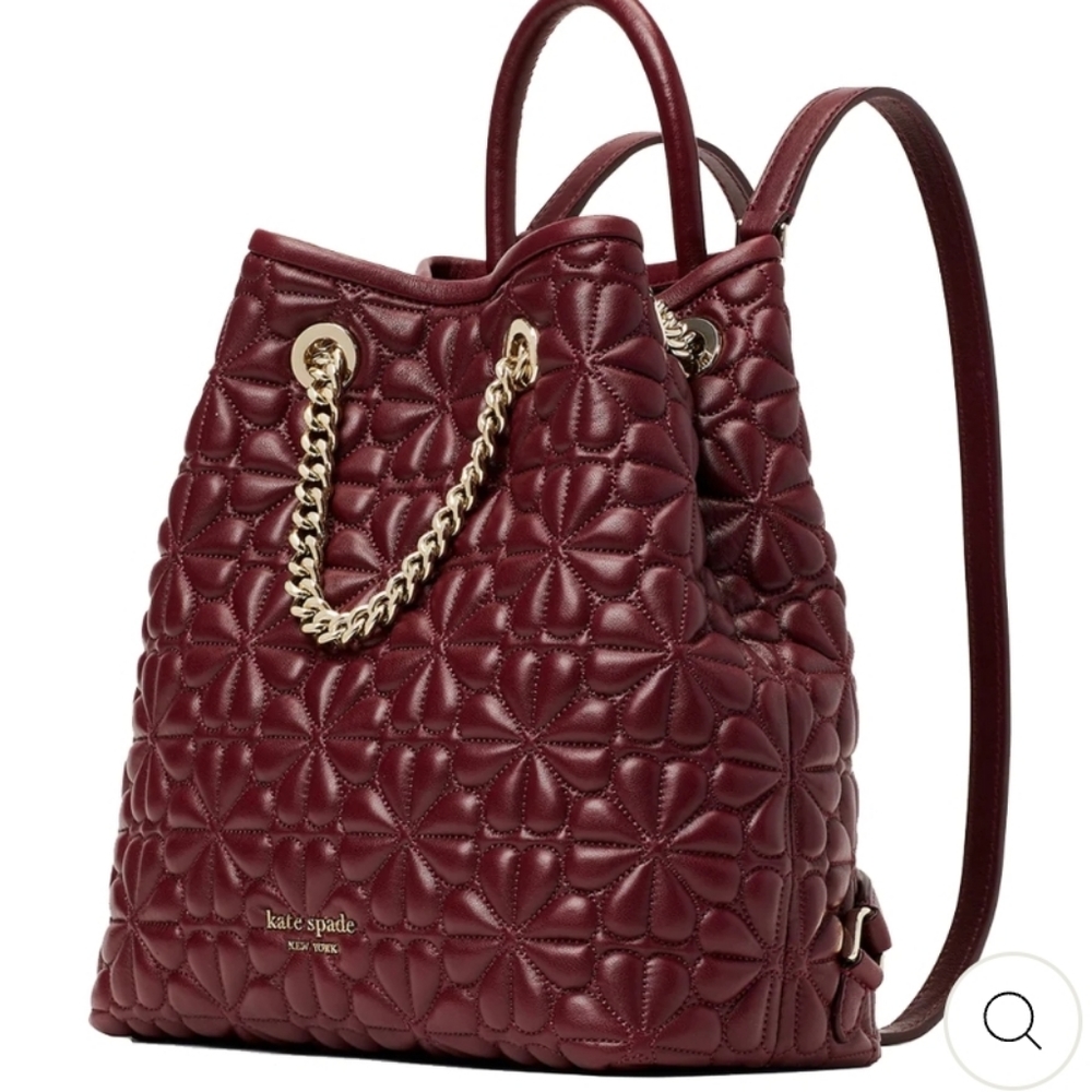 Kate Spade Bloom Quilted Backpack - Picture 6 of 11